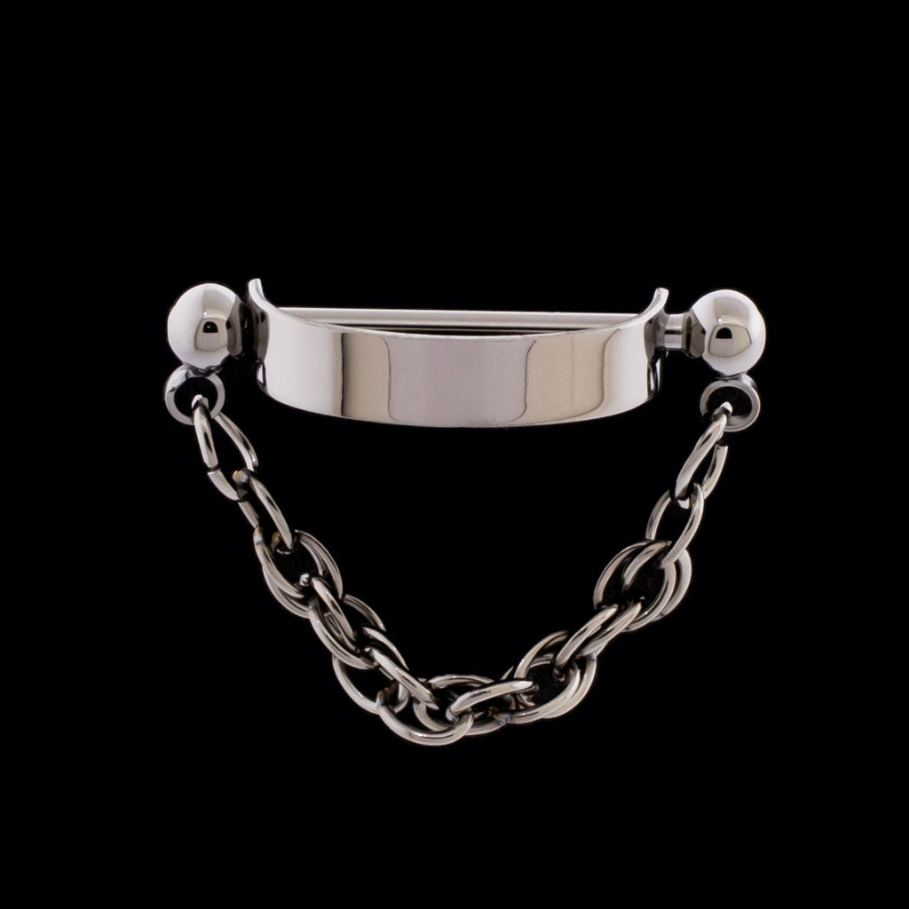 Threadless Nose Bridge Cuff with Rope Chain | Body Jewelry | Wiccan Center