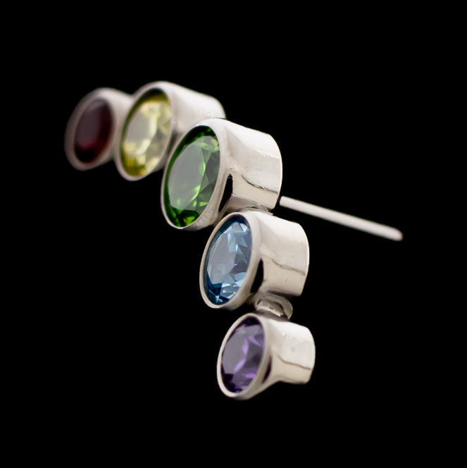 Lux - Rainbow Threadless | Body Jewelry | Wiccan Center