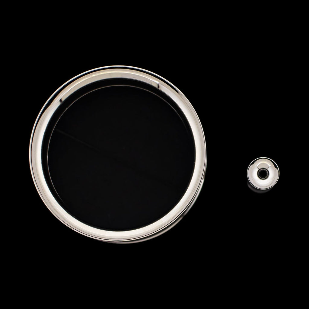 Titanium Double Flare Tunnels - Internally Threaded | Body Jewelry | Wiccan Center