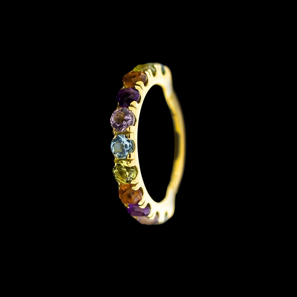 Josie - 18KT Solid Gold Hinged Ring | Hinged Segment Ring | Wiccan Center