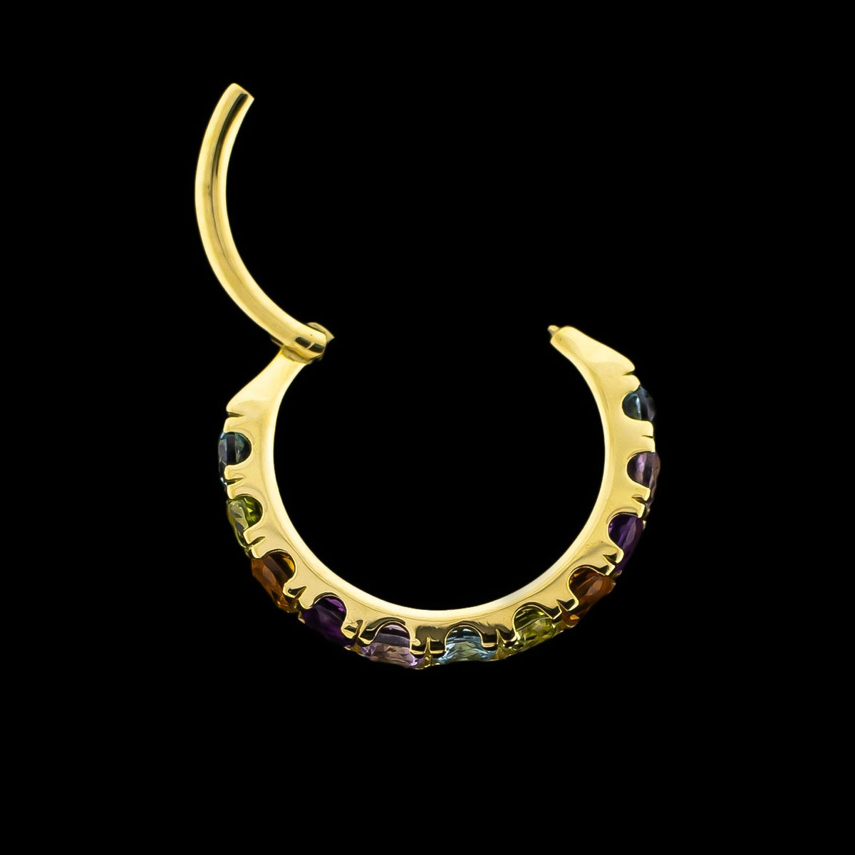 Josie - 18KT Solid Gold Hinged Ring | Hinged Segment Ring | Wiccan Center