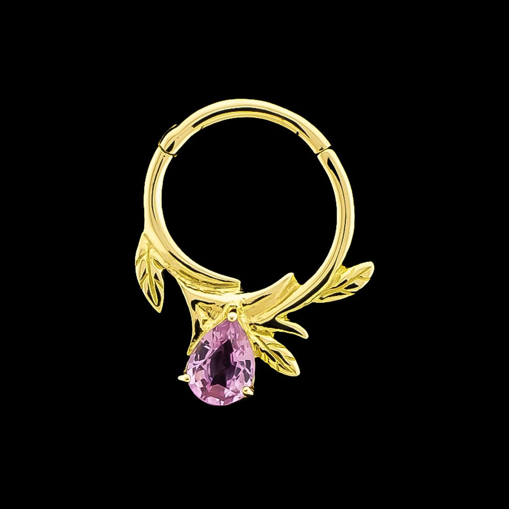 Madison - 18KT Solid Gold Hinged Ring | Hinged Segment Ring | Wiccan Center