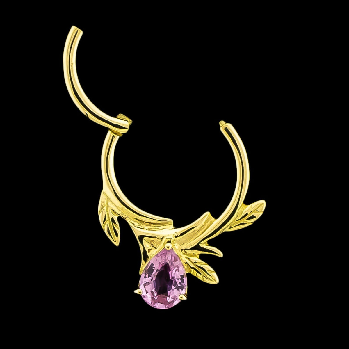 Madison - 18KT Solid Gold Hinged Ring | Hinged Segment Ring | Wiccan Center
