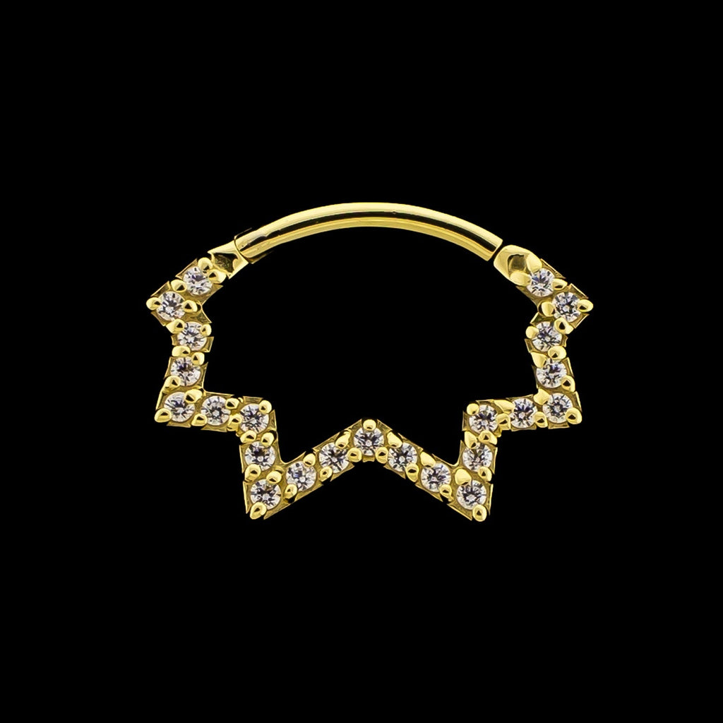 Luciana- Hinged Ring | Hinged Segment Ring | Wiccan Center