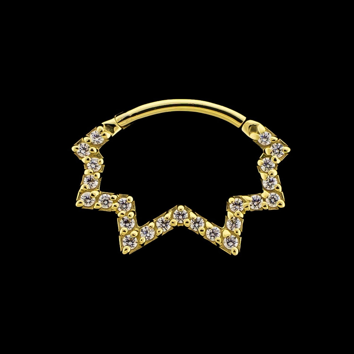 Luciana- Hinged Ring | Hinged Segment Ring | Wiccan Center