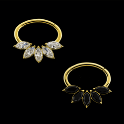Hana- Hinged Ring | Body Jewelry | Wiccan Center