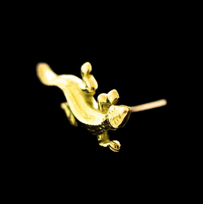 Dundee - 18KT Gold Threadless End | Threadless End | Wiccan Center