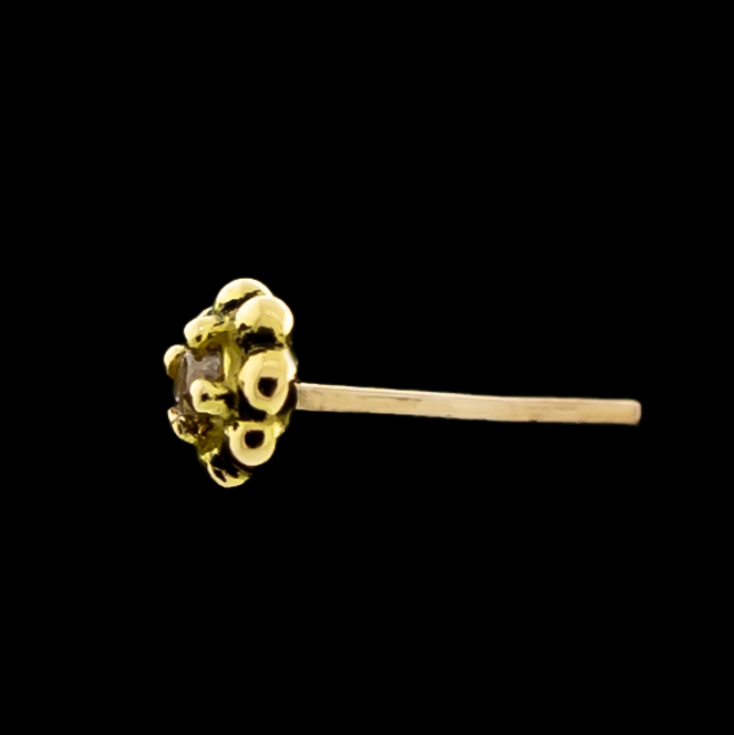 Evie - 14KT Gold Threadless End | Body Jewelry | Wiccan Center