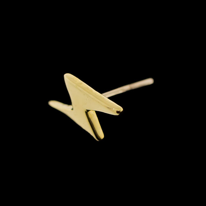 Flash - 18KT Gold Threadless End | Threadless End | Wiccan Center