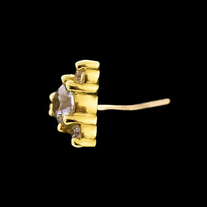 Remi - 18KT Gold Threadless | Threadless End | Wiccan Center