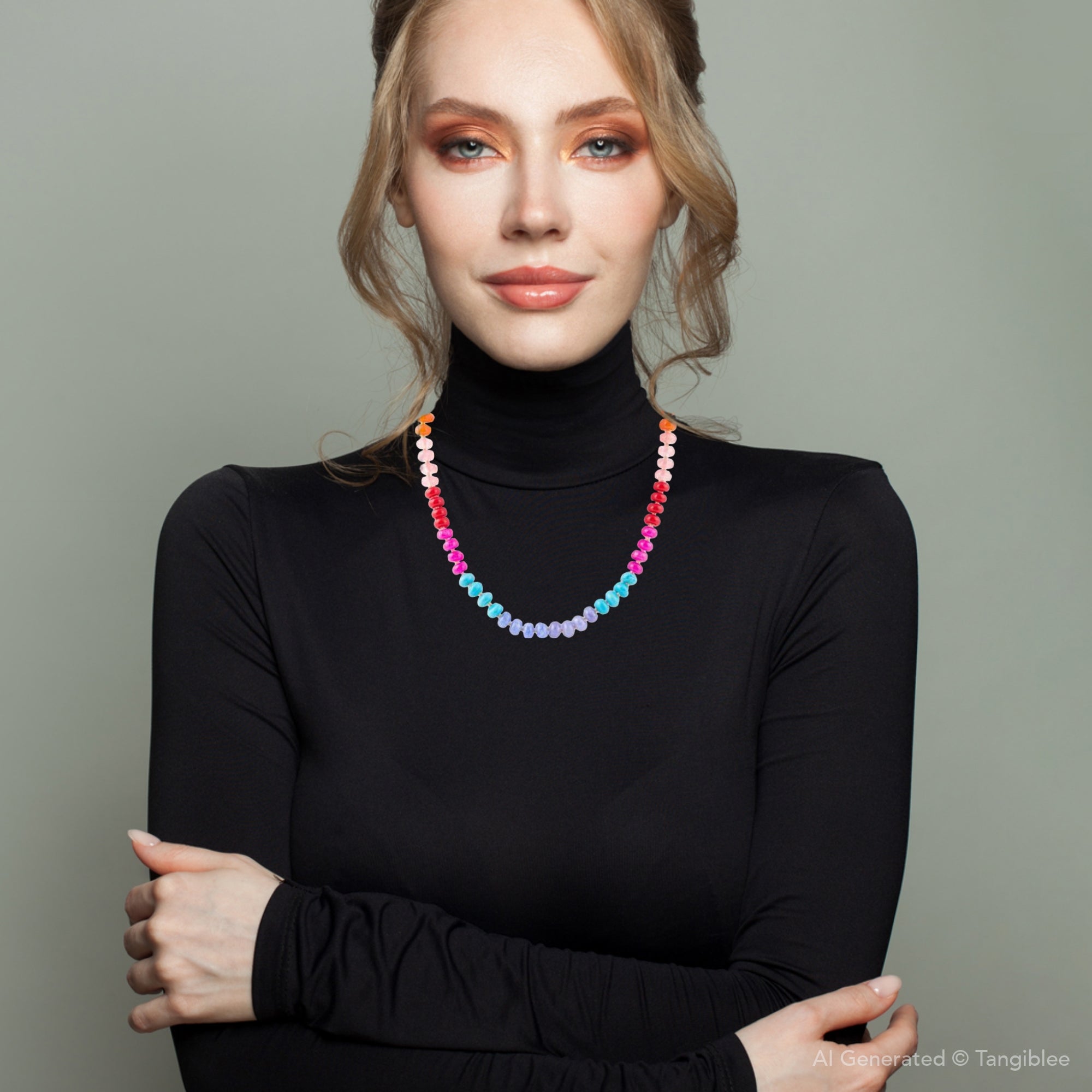 Kaleidoscope Multistone Strand Necklace | Necklaces | Wiccan Center
