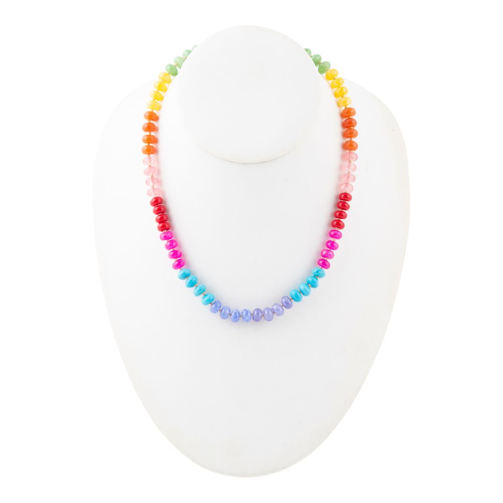 Kaleidoscope Multistone Strand Necklace | Necklaces | Wiccan Center