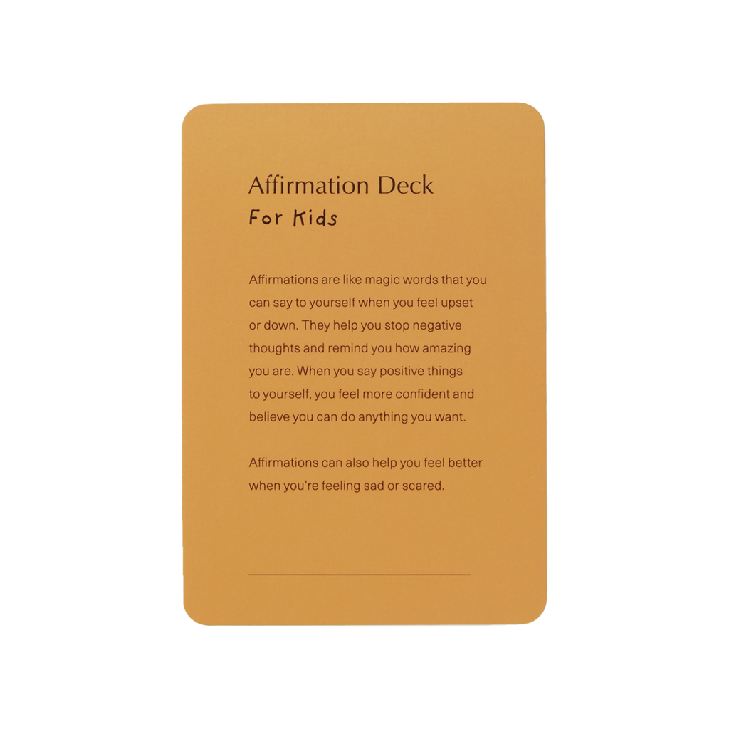 Affirmation Kids Card Deck