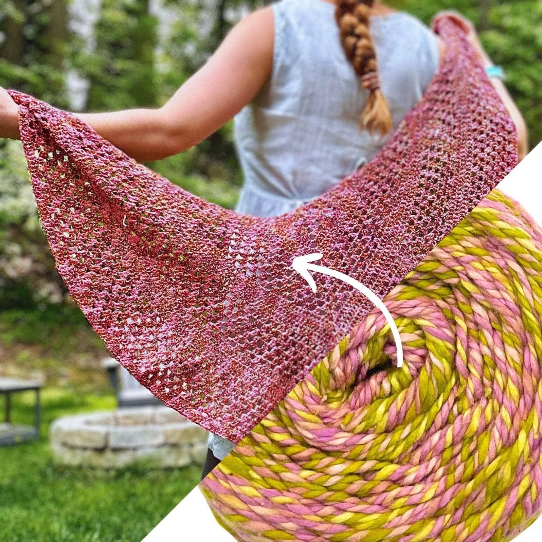 A Walk in the Garden Shawl Crochet Kit | Kits | Wiccan Center