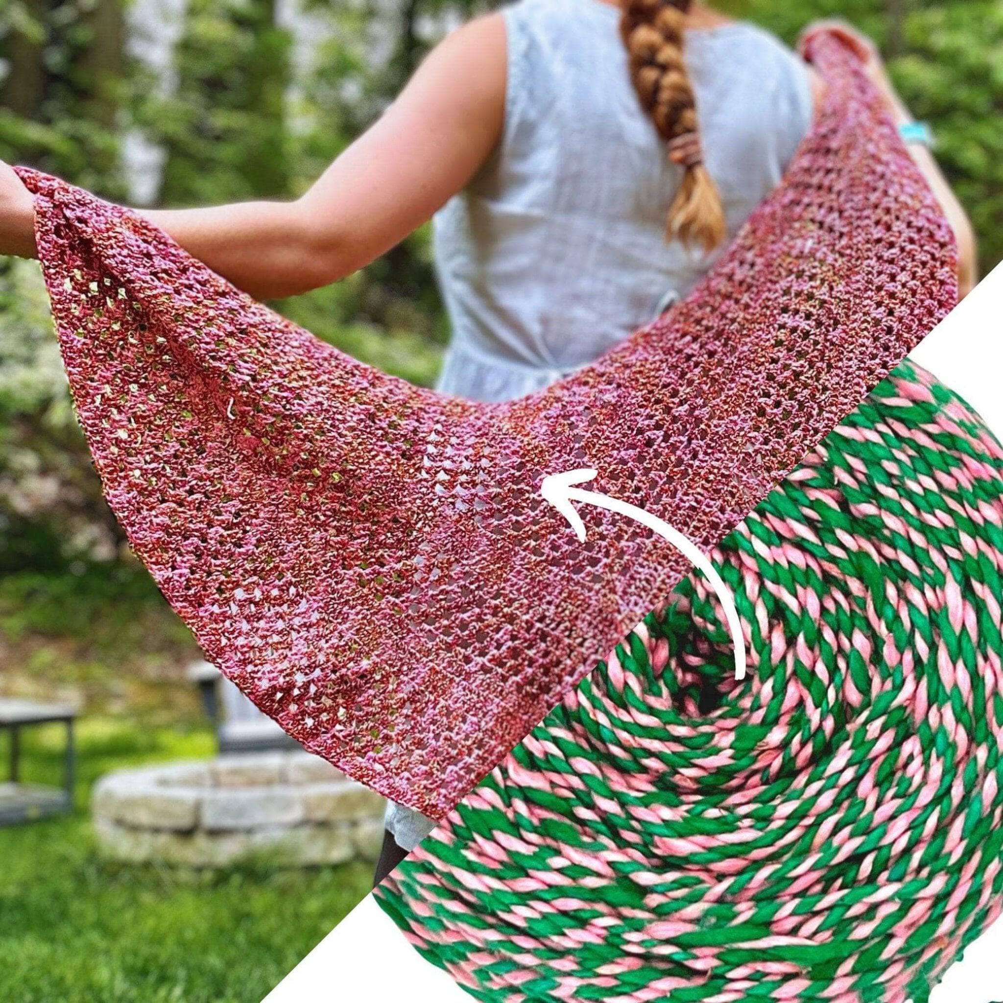 A Walk in the Garden Shawl Crochet Kit | Kits | Wiccan Center