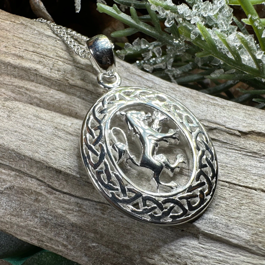 Caledonia Scotland Lion Necklace | Pendant | Wiccan Center