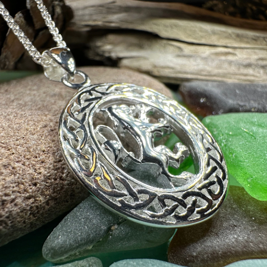 Caledonia Scotland Lion Necklace | Pendant | Wiccan Center
