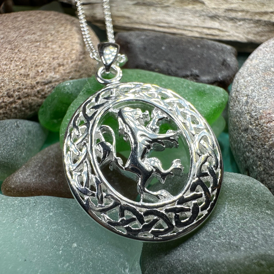 Caledonia Scotland Lion Necklace | Pendant | Wiccan Center