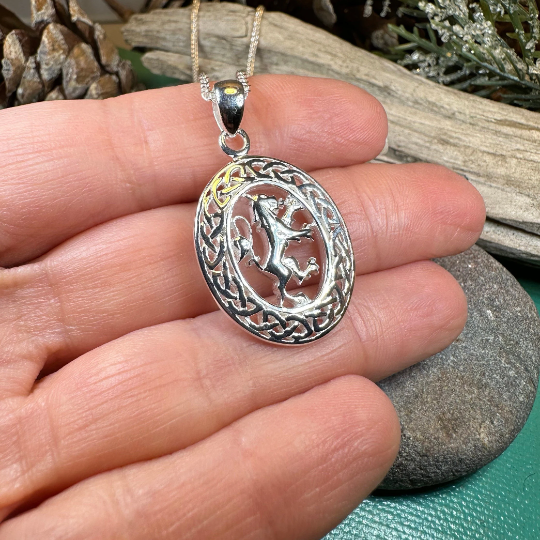 Caledonia Scotland Lion Necklace | Pendant | Wiccan Center