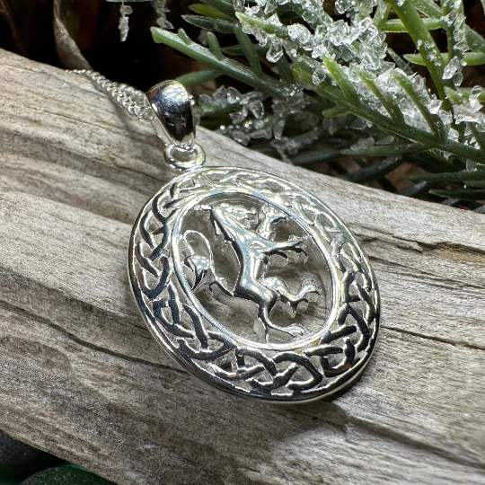 Caledonia Scotland Lion Necklace | Pendant | Wiccan Center