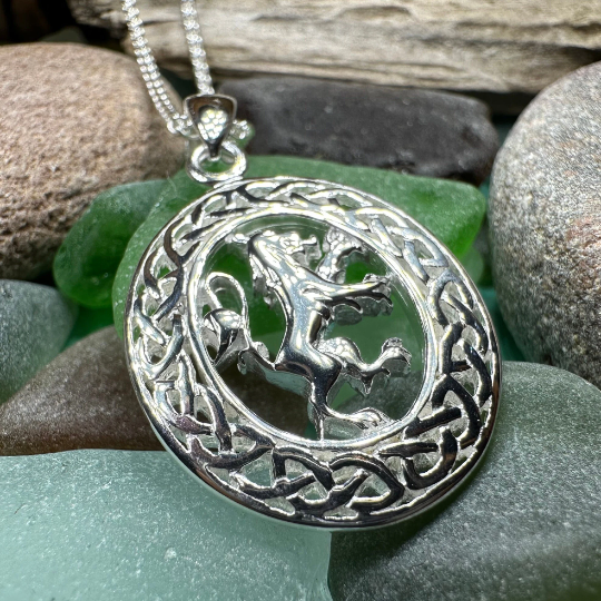Caledonia Scotland Lion Necklace | Pendant | Wiccan Center