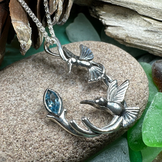 Celtic Hummingbird Necklace | Pendant | Wiccan Center
