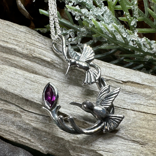Celtic Hummingbird Necklace | Pendant | Wiccan Center
