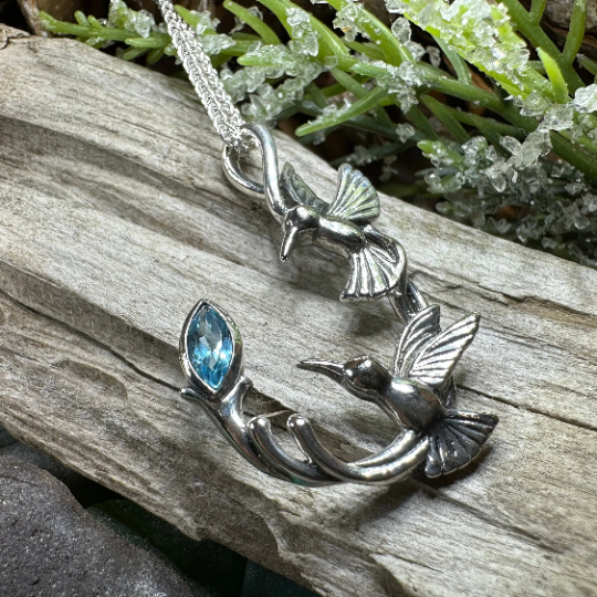 Celtic Hummingbird Necklace | Pendant | Wiccan Center