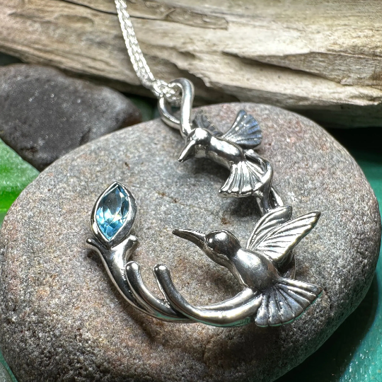 Celtic Hummingbird Necklace | Pendant | Wiccan Center