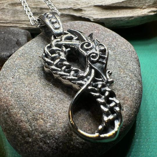 Anixa Celtic Dragon Necklace | Pendant | Wiccan Center