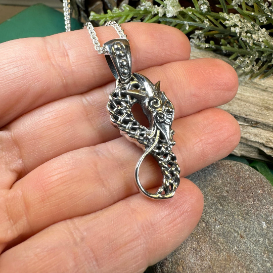 Anixa Celtic Dragon Necklace | Pendant | Wiccan Center