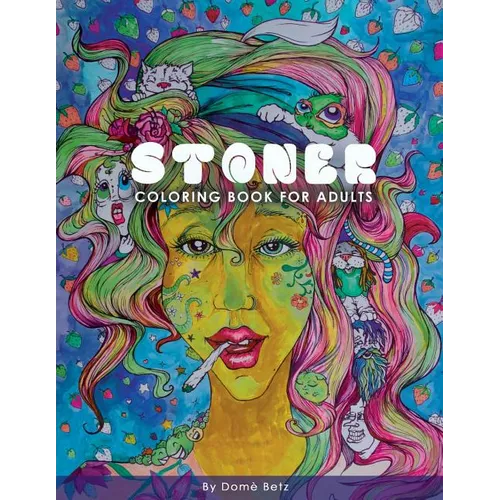 Stoner Coloring Book for Adults: Adult Coloring Book - Paperback | Books | Wiccan Center