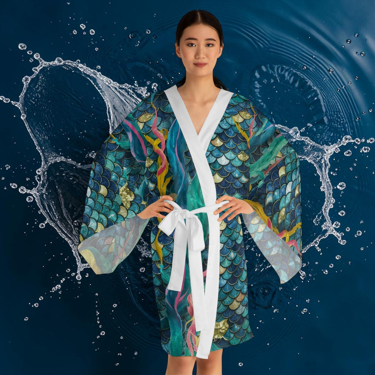 Mermaid Scale Party Kimono – Shimmer. Shine. Slay.