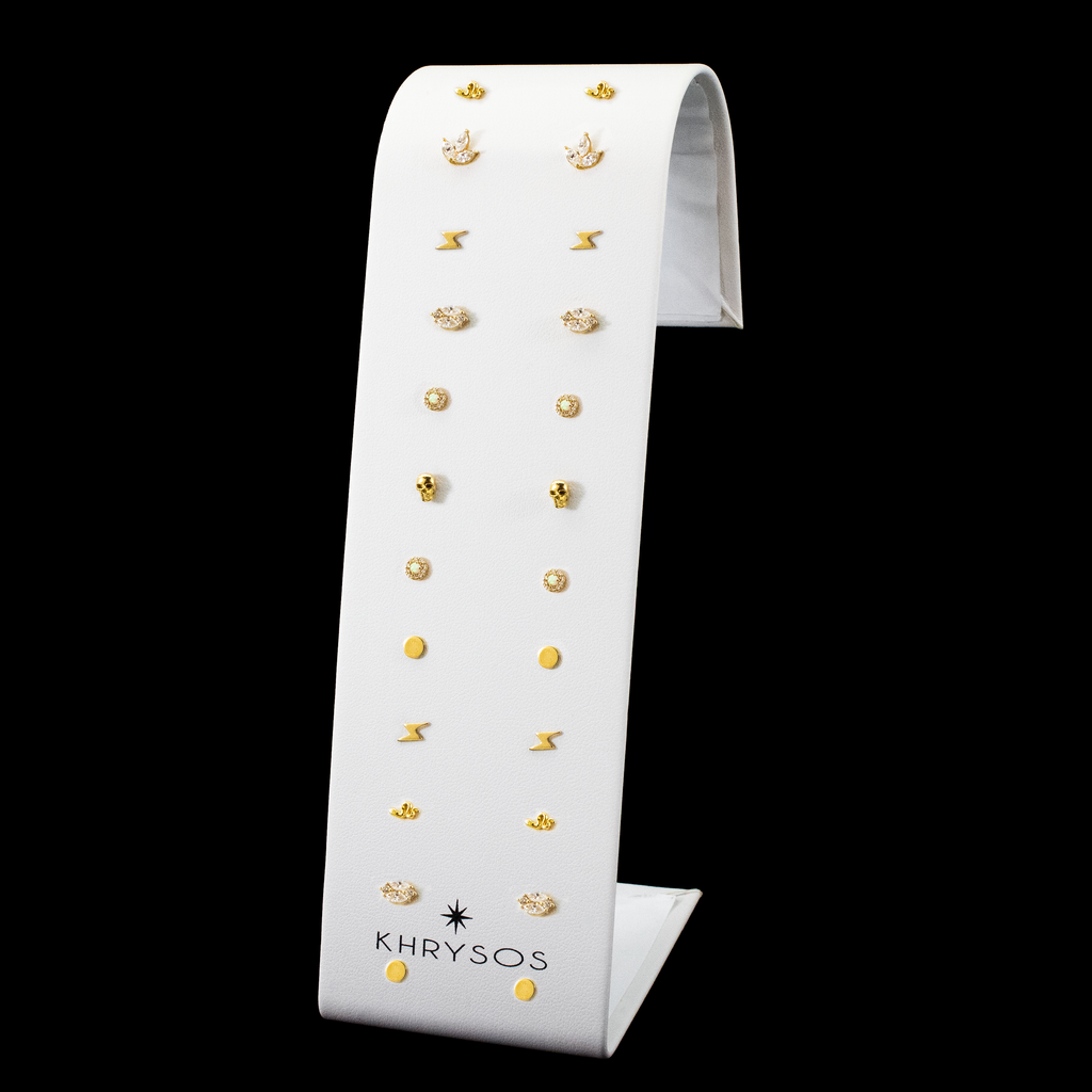 Standing Threadless Jewelry Leatherette Display | Body Jewelry | Wiccan Center