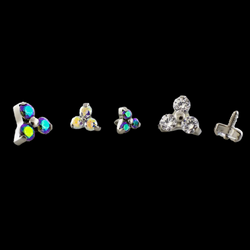 Ellie - 16G Titanium Internally Threaded End | Body Jewelry | Wiccan Center