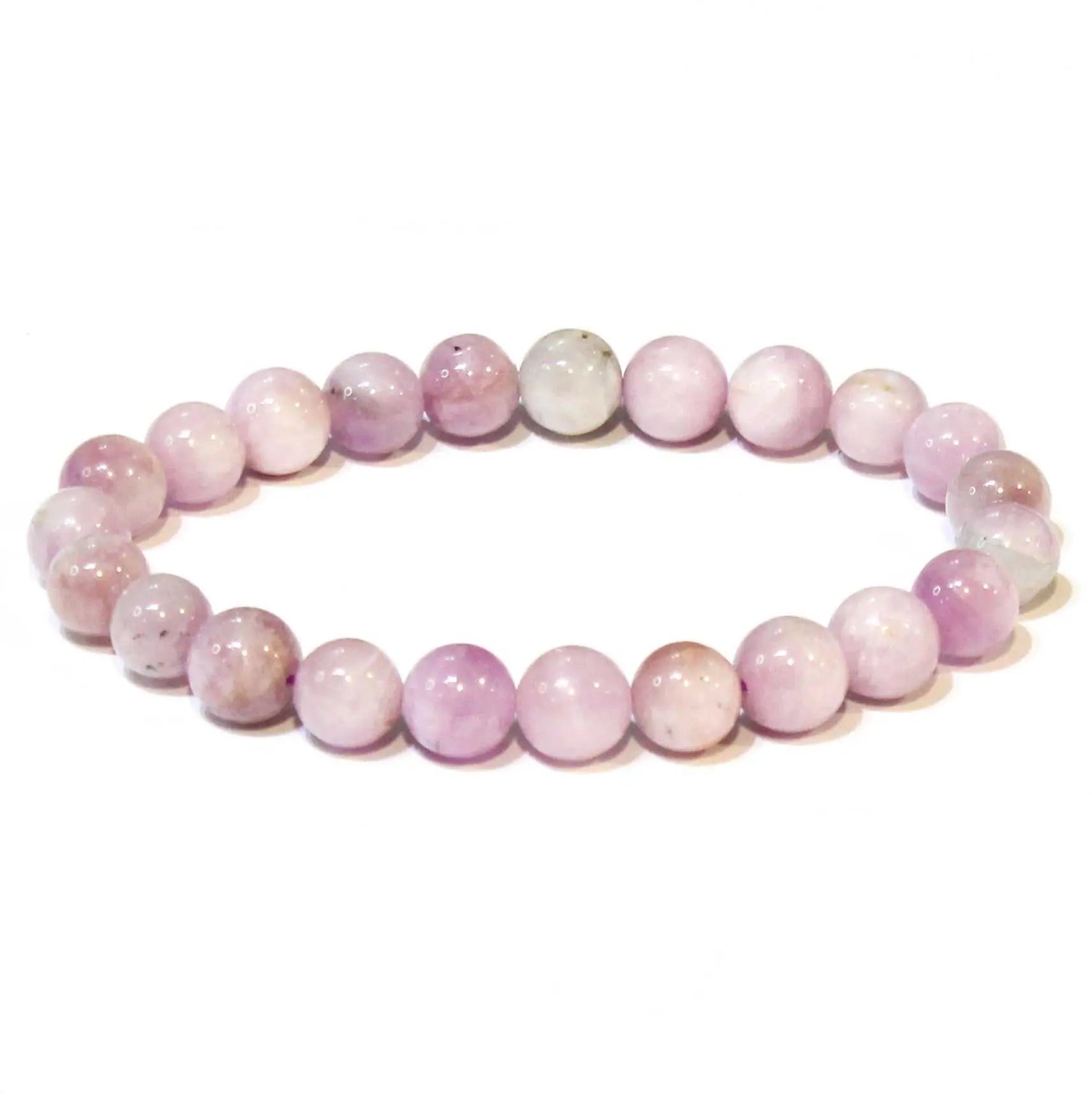 Kunzite Round Bead Bracelet - Loving Awakening | Bracelets | Wiccan Center