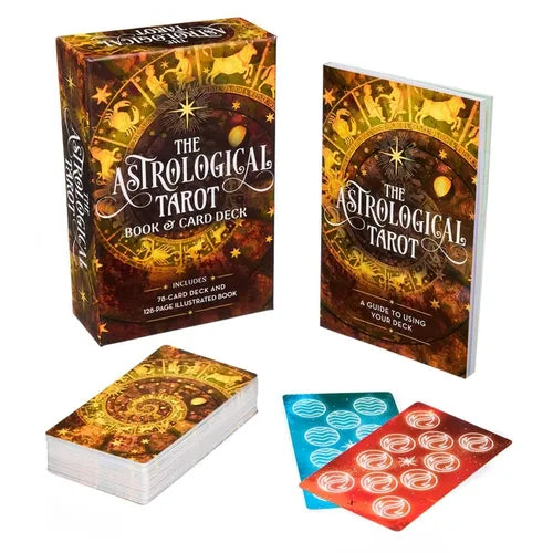The Astrological Tarot Book & Card Deck: Includes a 78-Card Deck and a 128-Page Illustrated Book - Paperback | Books | Wiccan Center