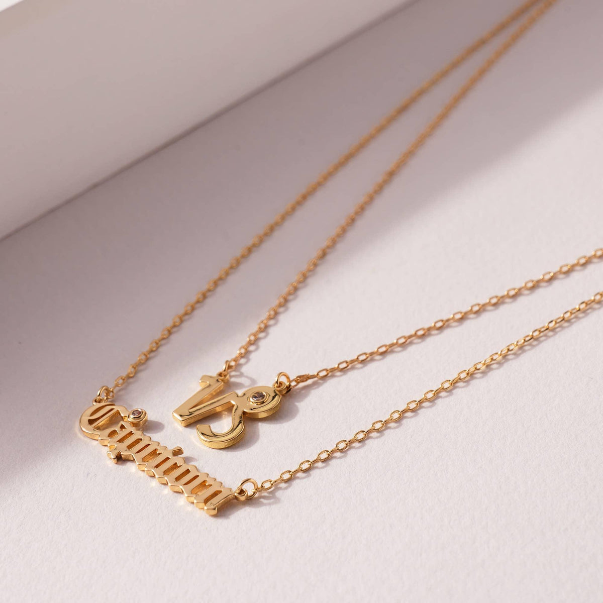 Gold Double Layered Zodiac Necklace | Necklace | Wiccan Center