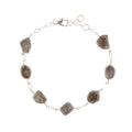 Labradorite and Sterling Silver Line Bracelet | Bracelets | Wiccan Center