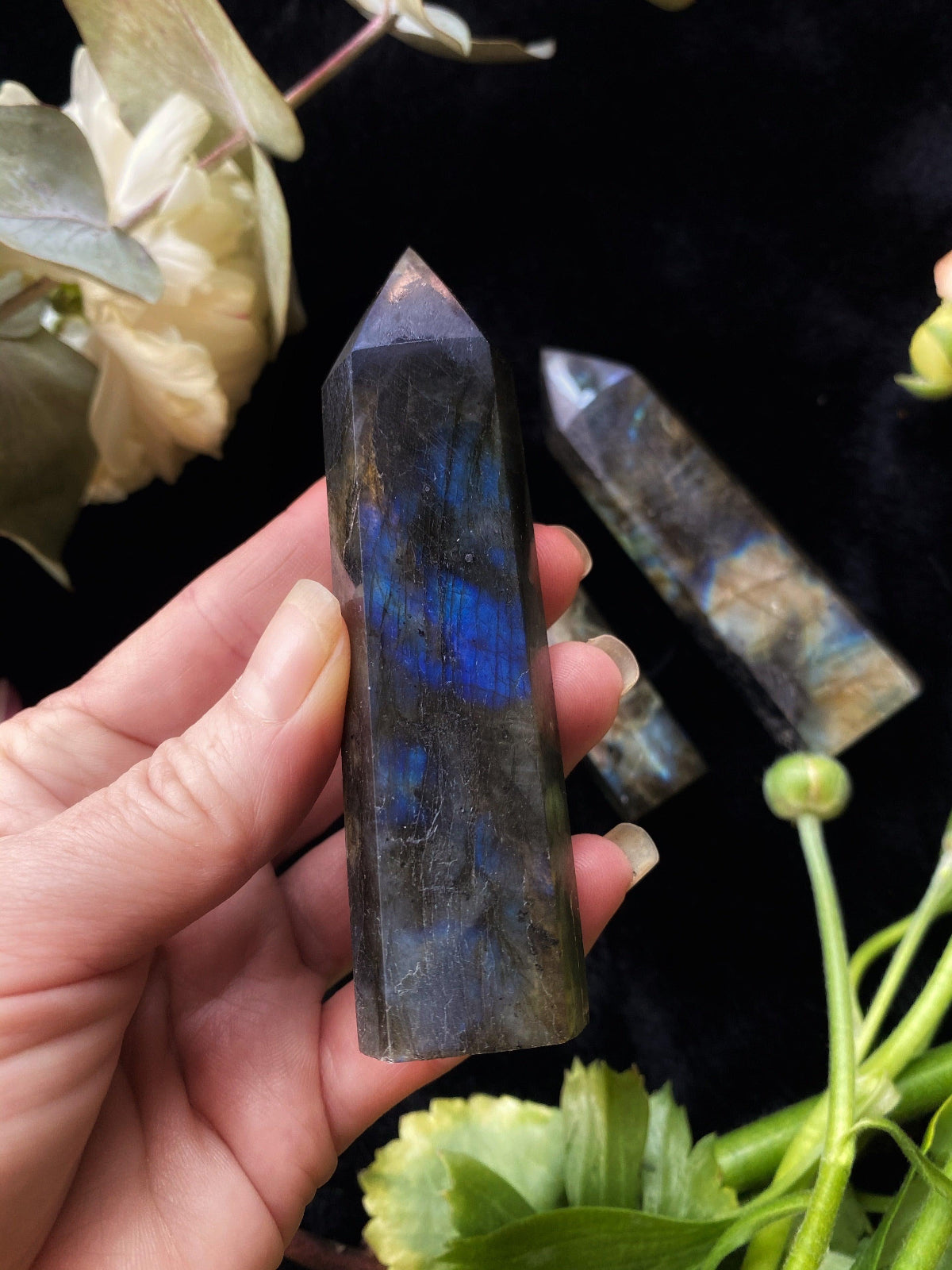 Labradorite Crystal Wands - Polished Tower | Crystals | Wiccan Center
