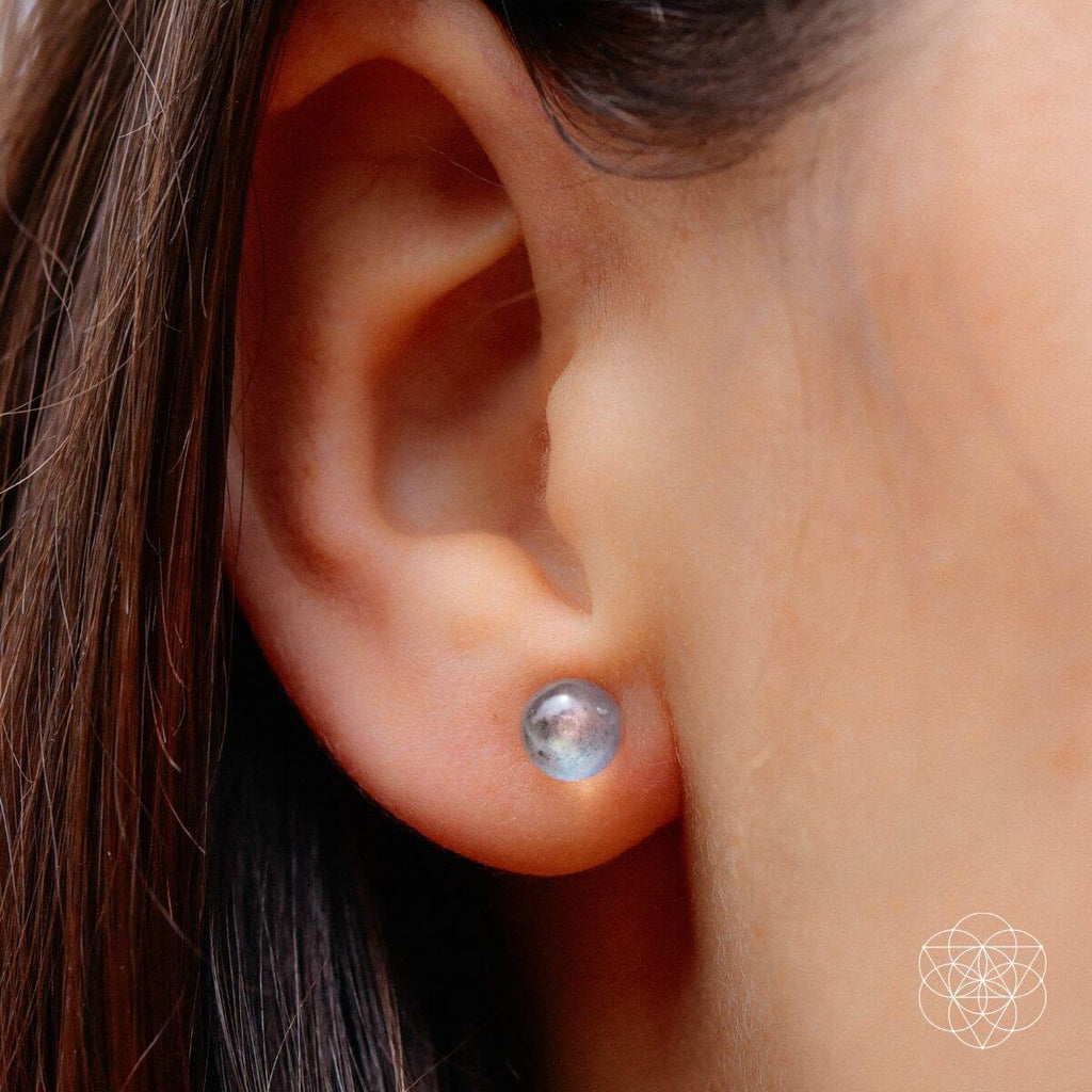 Labradorite Stabilization Earrings | Earrings | Wiccan Center