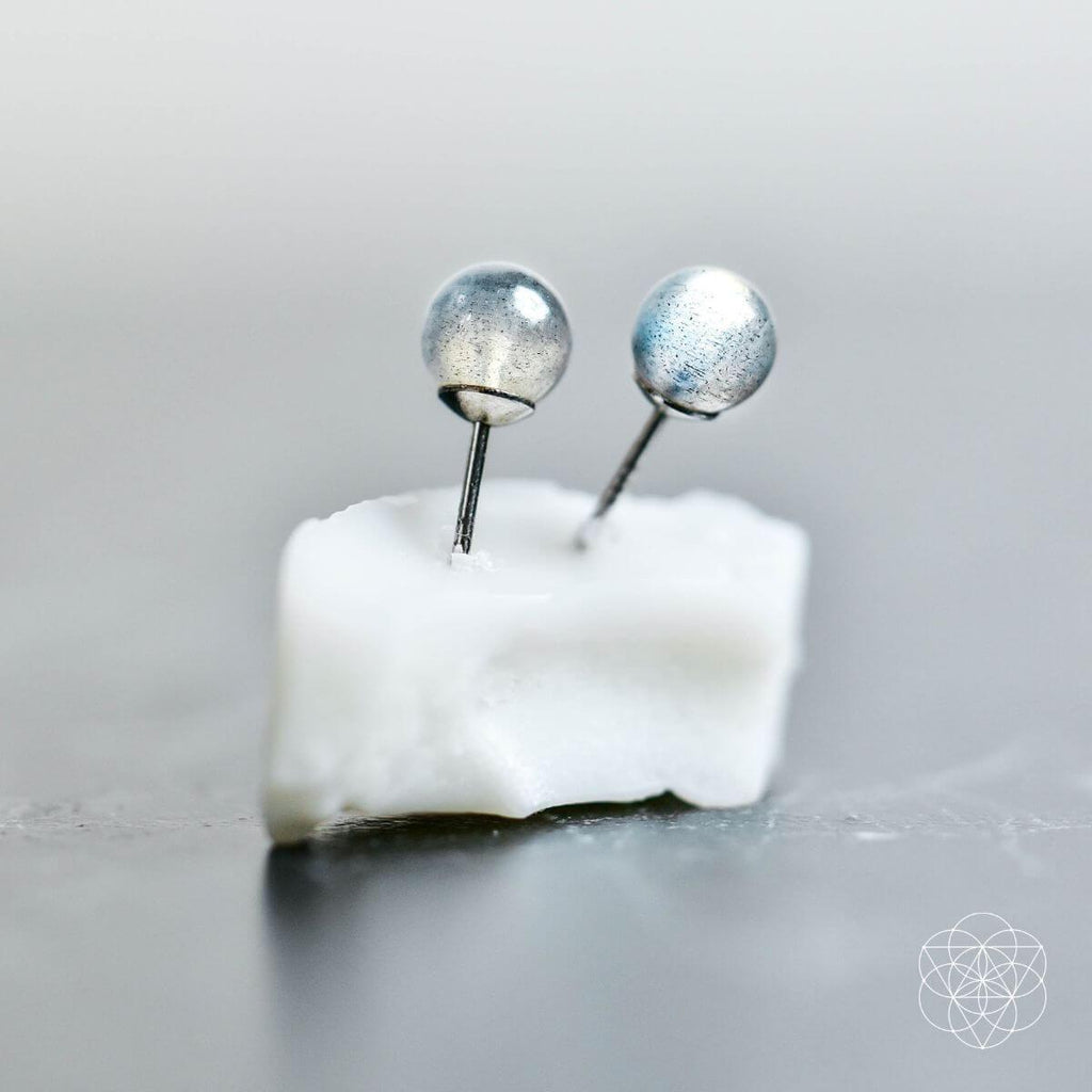 Labradorite Stabilization Earrings | Earrings | Wiccan Center