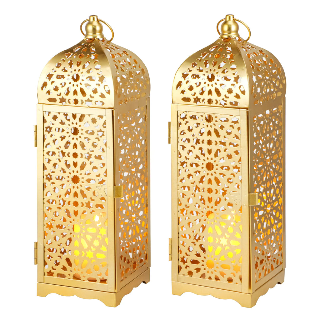 12.5" H Metal Decorative Candle Lantern | Decorative Candle Lantern | Wiccan Center