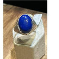 Lapis Lazuli Ring Size 15 "Big Boy Blue" | Rings | Wiccan Center