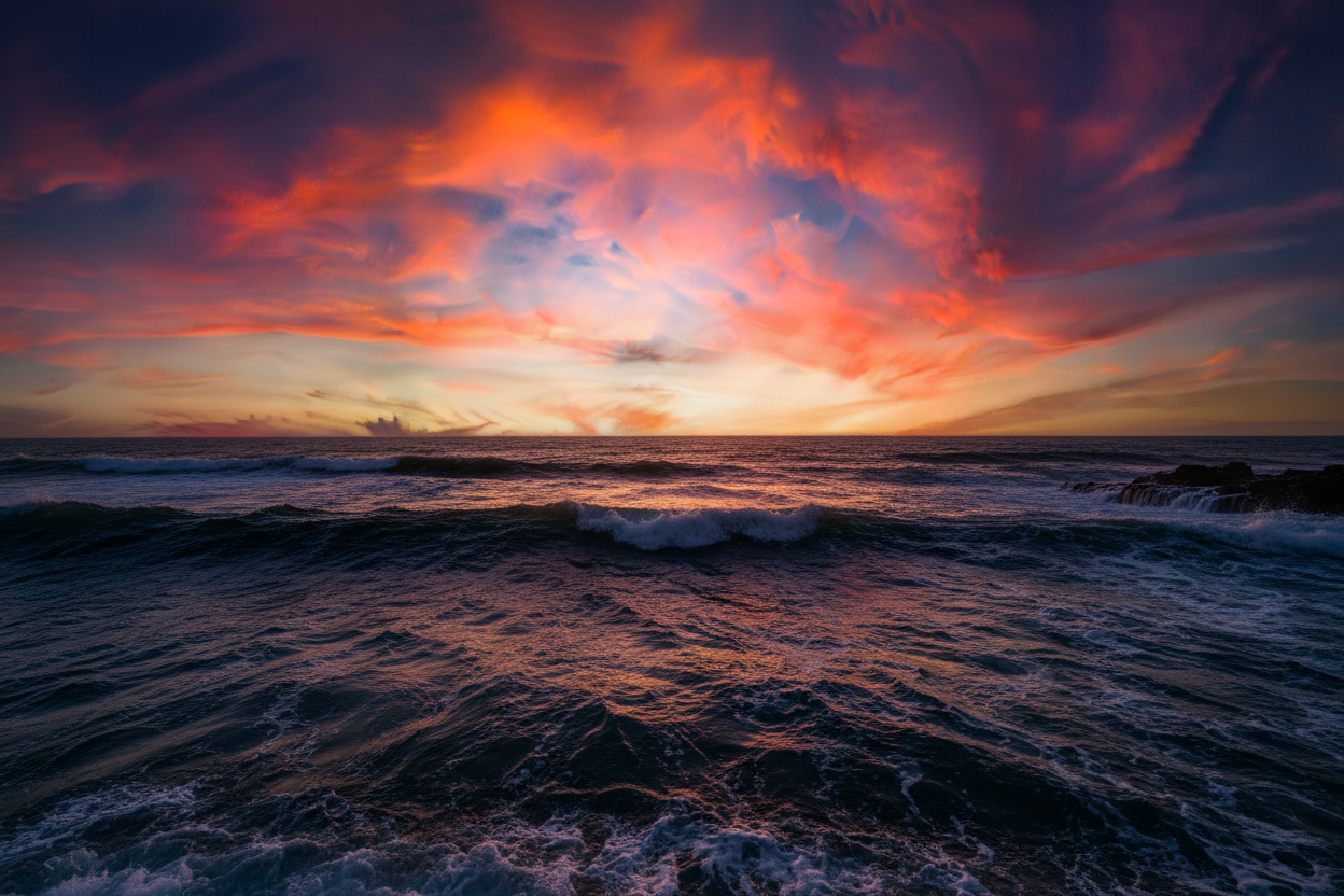 Lapis Ocean Sunset