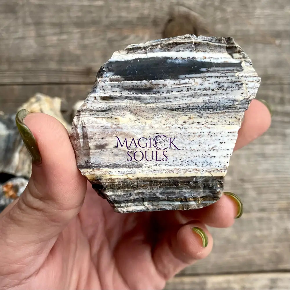 Large Natural Black Madagascar Opal | Crystal Specimens & Minerals | Wiccan Center
