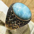 Larimar Ring Size 13 "Sea Drops" | Rings | Wiccan Center