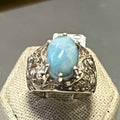 Larimar Ring Size 7 "Caribbean Queen" | Rings | Wiccan Center