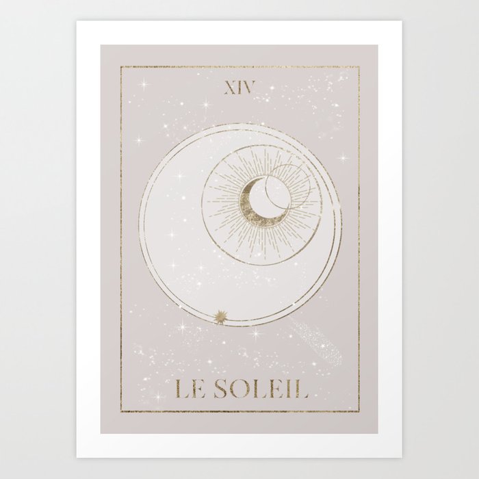 Le Soleil Tarot Art Print