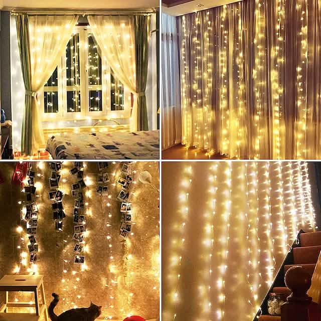 LED Curtain String Lights Home Decor Lights | String & Fairy Lights | Wiccan Center